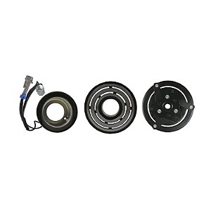 Conjunto Embreagem Compressor de Ar Condicionado RC.600.064 Scroll Tracker Spin Onix Sonic 1.6 Cobalt 1.8
