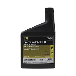 Óleo Compressor de Ar Condicionado R134a PAG 100-8D C Contraste ERRECOM 946 ml