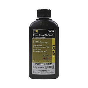 Óleo para Compressor de Ar Condicionado R134a PAG 46 c/ Contraste ERRECOM 237ml