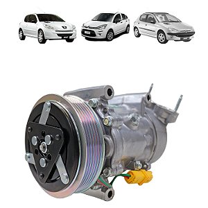 Compressor de Ar Condicionado CVC Peugeot 206 207 Citroën C3 1.4 2007 A 2012