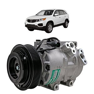 Compressor de Ar Condicionado Mod Doowon DV16 Sorento 2.4 , 3.5 2011 em diante