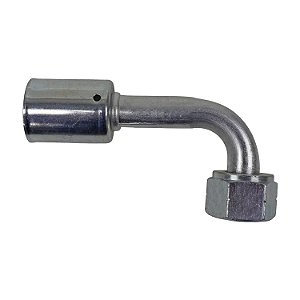 Conexão Radial 90º Fêmea 10mm Aluminio cClip R134a