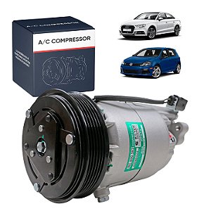 Compressor de Ar Condicionado Mod Delphi 10063 CVC Golf Audi A3 1.8, 2.0 135cc