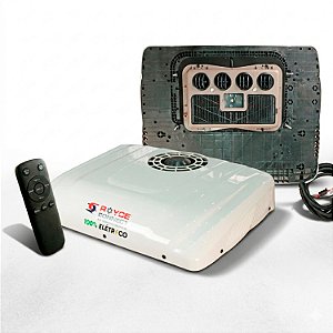 Kit Ar Condicionado Elétrico Para Caminhão Máquinas Van Trailer Motorhome 24v