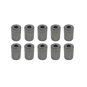 Caneca Clip 06mm 516 Polegadas Aluminio PCT Com 10 Pçs
