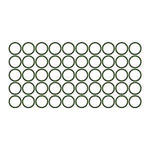 Anel O´ring 1561x178mm HNBR verde R134a - Pacote 50 Pçs