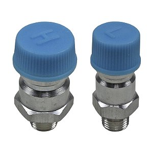Válvula Engate Rápido AltaBaixa Tampa Compressor de Ar Condicionado 5H14 2Pçs