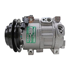 Compressor de Ar Condicionado Modelo DV9 Máquina Sany SY35U, SY50U 12V Polia 1A