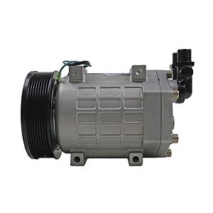 Compressor de Ar Condicionado Modelo Unicla UX-200 Ônibus Agrale Volare 24v 8pk