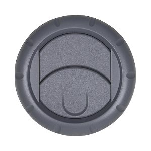 Difusor do ar condicionado universal cinza Escuro Ø71mm