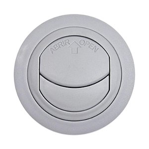 Difusor do ar condicionado universal redondo - 76x60mm