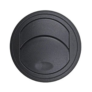 Difusor do Ar Condicionado Universal Redondo Cor Preto