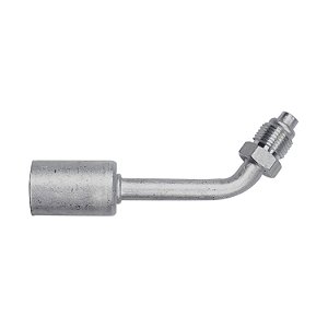 Conexão O'ring 45º Macho 06mm Aluminio Giratória c Clip