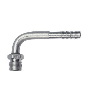 Conexão O´ring 90º Macho 06mm Aluminio Fixo s Clip
