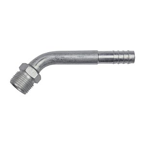 Conexão O´ring 45º Macho 10mm Aluminio Fixo s Clip