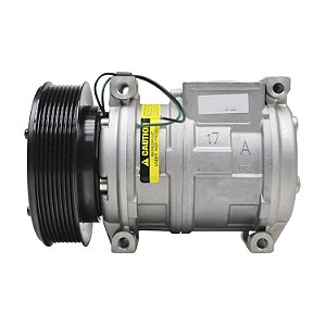 Compressor de Ar Condicionado 10PA17 Máquina Corte de Arvore 750J 24V 8pk