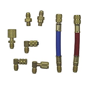 Adaptador para Sistema R12R134a 8 pçs