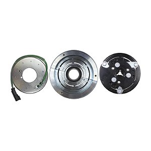 Conjunto Embreagem Compressor de Ar Condicionado Sanden 7H15 Cat 994 793D 16M