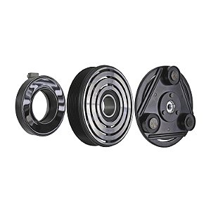 Conjunto Embreagem Compressor de Ar Condicionado Fic Ford FS10 F250 Diesel
