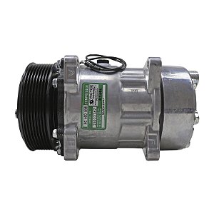 Compressor de Ar Condicionado Modelo 7H15 8 Orelhas Descarga,Sucção Traseira
