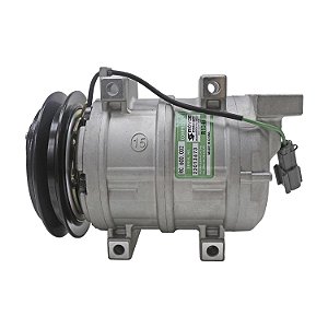 Compressor de Ar Condicionado Mod Zexel DKS15 Escavadeira JD120, 160DLC, 225D