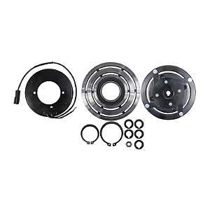 Conjunto Embreagem Compressor 10P15 12 Volts Polia 8pk 123mm