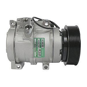 Compressor 10S17C Trator Case 260/340/400 - 12 Volts 8pk