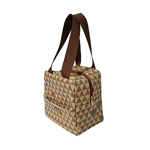 Bolsa Térmica Triângulo Amarelo Manteiga