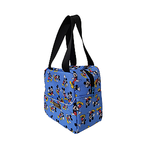 Bolsa Térmica Desenho Mickey Azul