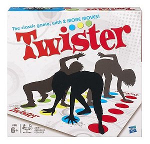 Jogo Twister Refresh Com Tapete Clássico Hasbro Amigos Game