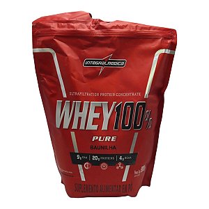Whey 100% Refil Intregralmédica Sabor Baunilha