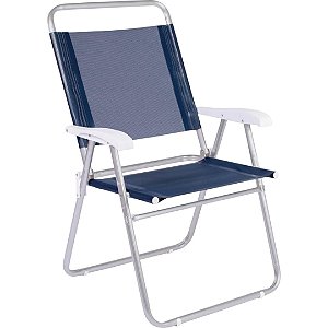 Cadeira Master Alumínio Plus Azul