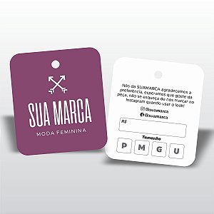 50 Tags Loja 5x5cm