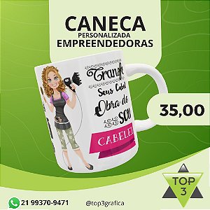 Caneca Personalizada Empreendedoras