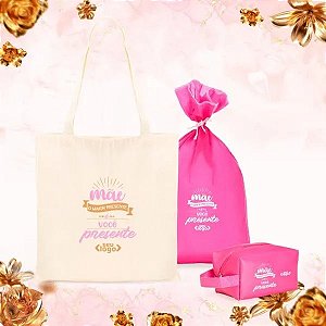 Kit Sacola/Ecobag e Necessaire - 2 Pçs