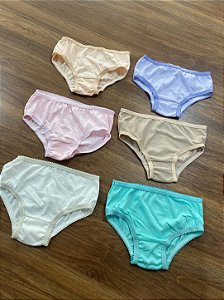 Calcinha Infantil Cotton
