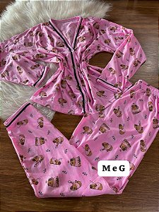 Pijama de Frio Manga Longa Americano