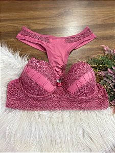 Conjunto Lingerie TAM GG - Fio Duplo Clássico