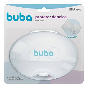 Protetor de Seios de Silicone com Estojo - Buba 2 unidades