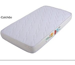 Colchão 116 x 60 x 10cm Berço Moonlight ABC e Milky Way Kikkaboo