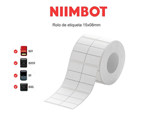Rolo Etiqueta 15x8mm (1650un)