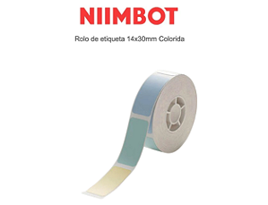 Rolo de etiquetas Colorida 14x30mm (210un)