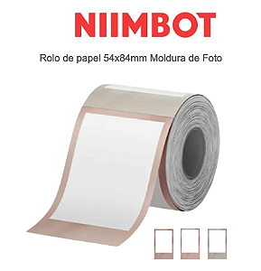 Papel Fotográfico - Moldura de Foto 54x84mm (95un) B21 Pro B1 Pro