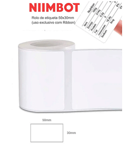 Rolo de Etiqueta 50x30mm (225un) M2_H/M3/B32