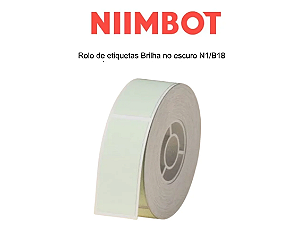Rolo de etiquetas Brilha no Escuro 13x35mm (90un) N1/B18