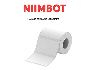 Rolo Etiqueta Niimbot 60x30mm (965un) K2/K3/K4