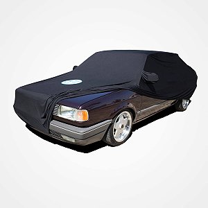 Capa Protetora para Cobrir Carro Antigo Voyage Quadrado Sport GLS Argentino GL CL Plus Tecido Cor Preta Sob Medida Anti-Poeira Anti-Riscos Anti-Mofo Volkswagen Capas LP