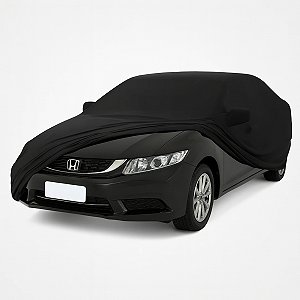 Capa Protetora para Cobrir Carro Honda CIVIC Tecido Cor Preta Sob Medida Anti-Poeira Anti-Riscos Anti-Mofo Capas LP