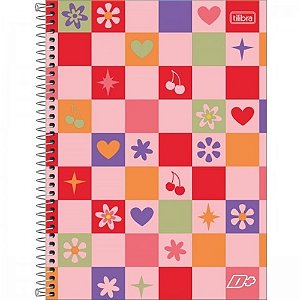 CadernoCapa Dura D+ Feminino 200 Folhas - Tilibra