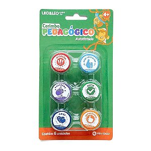 Carimbo Pedagógico Sortidos Auto tintado - Leo Leo